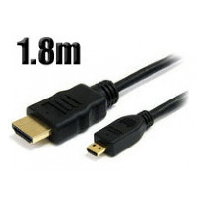 Cable Micro HDMI V1.4  A/M-D/M, 1.8 M (Espera 2 dias)
