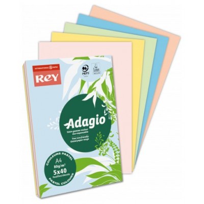 PAQUETE 500H PAPEL 80GR A4 AZUL PALIDO ADAGIO 156224 (MIN5) (Espera 4 dias)