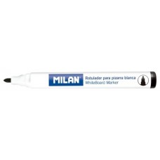 Milan Rotuladores para pizarra blanca, color negro.