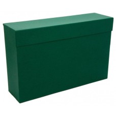 CAJA TRANSFERENCIA FOLIO CARTON FORRADO EN GELTEX (39X25,5 X11 CM) VERDE MARIOLA 1685VE (Espera 4 dias)