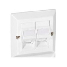 PLACA FRONTAL UNIVERSAL EQUIP ROSETA KEYSTON 2 PUERTOS PLACA FRONTAL UNIVERSAL EQUIP ROSETA KEYSTON 2 PUERTOS