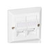 PLACA FRONTAL UNIVERSAL EQUIP ROSETA KEYSTON 2 PUERTOS PLACA FRONTAL UNIVERSAL EQUIP ROSETA KEYSTON 2 PUERTOS