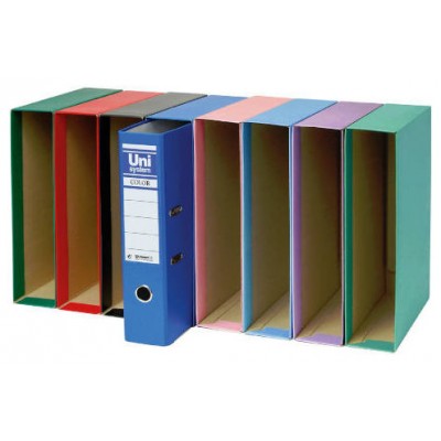 CAJA FOLIO EN COLOR AZUL SERENA UNISYSTEM COLOR 17221033 (MIN12) (Espera 4 dias)