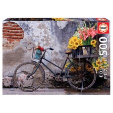 Educa Bicycle with flowers Puzzle rompecabezas 500 pieza(s) (Espera 4 dias)