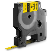 DYMO RHINO Cinta ID1-6 Negro/amarillo tubo termorretractil