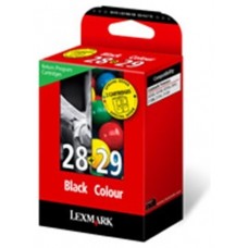 LEXMARK Z845/1300/X2500 Pack Cartucho Negro nº28 + Color nº29 Retornables