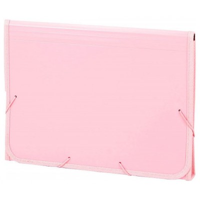 ACORDEON POLIPROPILENO SOFT FOLIO 13 DEPARTAMENTOS RIBETE GOMA ROSA CARCHIVO 19260025 (Espera 4 dias)