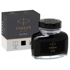 FRASCO DE TINTA PARKER 57ML. PARA PLUMA ESTILOGRÁFICA COLOR NEGRO PARKER 1950375 (Espera 4 dias)