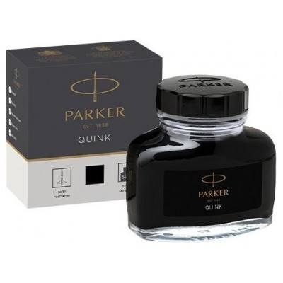 FRASCO DE TINTA PARKER 57ML. PARA PLUMA ESTILOGRÁFICA COLOR NEGRO PARKER 1950375 (Espera 4 dias)