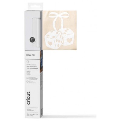 Cricut 2011789 vinilo de transferencia térmica Rollo de vinilo de termotransferencia Vinilo de termotransferencia liso (Espera 4 dias)