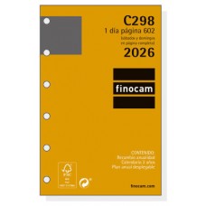 RECAMBIO ANUAL 2026 C298 CLASSIC602 73X114MM DIA PAGINA FINOCAM 201310026 (Espera 4 dias) RECAMBIO ANUAL 2026 C298 CLASSIC602 73X114MM DIA PAGINA FINOCAM 201310026 (Espera 4 dias)