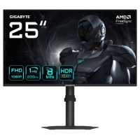 GIGABYTE G25F2 Monitor Gaming 24,5" FHD – 1920 x 1080, 200Hz, 1ms, 300 cd/m², DisplayHDR 10, HDMI 2.0, DisplayPort 1.4 (Espera 4 dias)