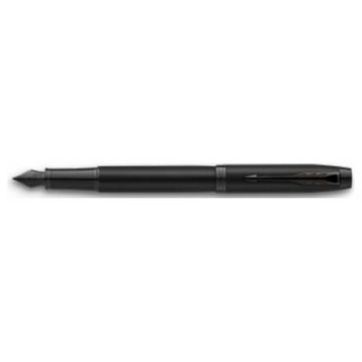 PLUMA IM CUERPO NEGRO MATE/ADORNOS NEGROS MEDIUM PARKER 2127742 (Espera 4 dias)