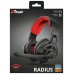 Trust GXT 411 Radius Auriculares Alámbrico Diadema Juego Negro, Rojo (Espera 4 dias)