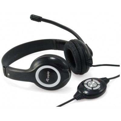 HEADSET USB EQUIP LIFE MICROFONO FLEXIBLE CONTROL