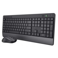 TECLADO Y MOUSE TRUST WIRELESS TREZO CON TECLAS