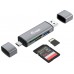 CARD READER EXTERNO EQUIP USB 3.0 DOBLE CONEXION USB &