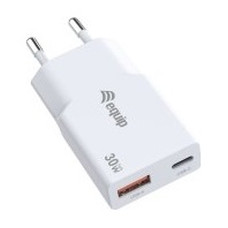 CARGADOR USB EQUIP 245523 GAN 30W 1xUSB-C PD 1xUSB-A CARGADOR USB EQUIP 245523 GAN 30W 1xUSB-C PD 1xUSB-A