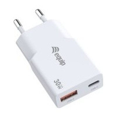 CARGADOR USB EQUIP 245523 GAN 30W 1xUSB-C PD 1xUSB-A