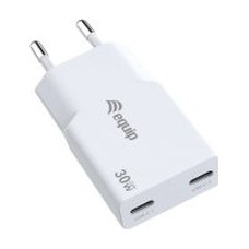 CARGADOR USB EQUIP 245524 GAN 30W 2xUSB-C PD SLIM CARGADOR USB EQUIP 245524 GAN 30W 2xUSB-C PD SLIM
