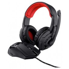 KIT GAMING TRUST BASICS COMPUESTO POR HEADSET Y MOUSE