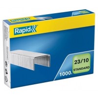 CAJA DE 1000 GRAPAS TIPO 23/10 GALVANIZADAS PARA GRAPADORAS DE GRUESOS RAPID 24869300 (Espera 4 dias)