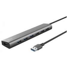 HUB HALYX ALUMINIUM USB-A 3.2 Gen 1 CON 7 PUERTOS USB-A TRUST (Espera 4 dias)