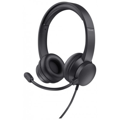 HEADSET TRUST HS-201 25373 USB MICROFONO PLEGABLE
