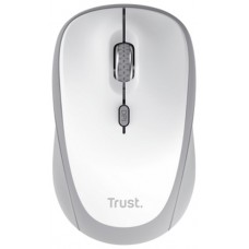 MOUSE TRUST WIRELESS Y BLUETOOTH YVI+ BLANCO 1600DPI