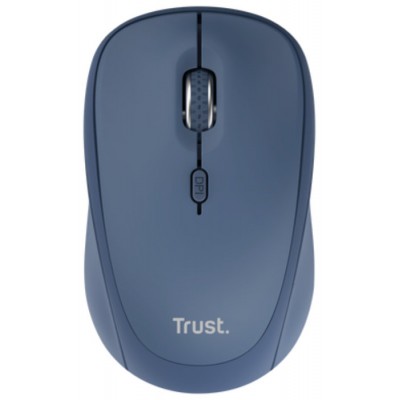 MOUSE TRUST WIRELESS Y BLUETOOTH YVI+ AZUL 1600DPI