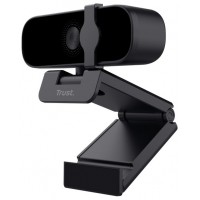 WEBCAM CON MICROFONO TRUST TANOR FULL HD 1080P NEGRA