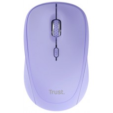 MOUSE TRUST WIRELESS Y BLUETOOTH YVI+ LILA 1600DPI