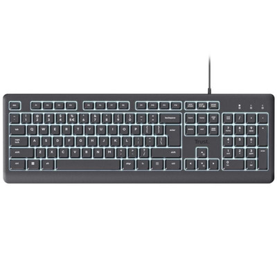 TECLADO TRUST PRIMO ILLUMI BK TECLADO TRUST PRIMO ILLUMI BK
