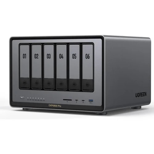 UGREEN DXP6800 PRO EU 6BAY CPU I5 1235U 160TB (Espera 4 dias)