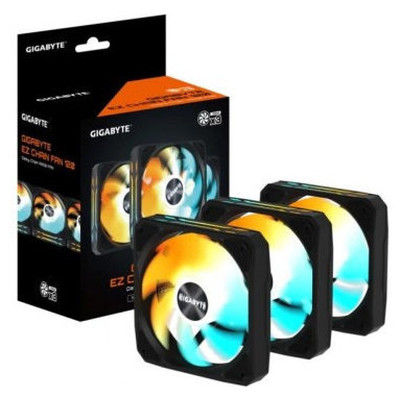 VENTILADOR GIGABYTE PARA CAJA EZ CHAIN FAN 120,3X120MM,NEGRO - PACK 3- (GP-GBT EZFAN1203) (Espera 4 dias) VENTILADOR GIGABYTE PARA CAJA EZ CHAIN FAN 120,3X120MM,NEGRO - PACK 3- (GP-GBT EZFAN1203) (Espera 4 dias)