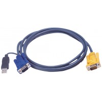 Aten 2L5202UP cable para video, teclado y ratón (kvm) Negro 1,8 m (Espera 4 dias)