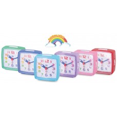 RELOJ DESPERTADOR NI&Ntilde;OS TREVI SL 3047 RAINBOW ALARM MIX COLOR
