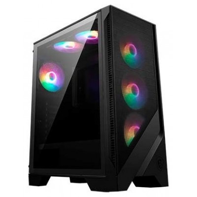 MSI MAG FORGE 120A AIRFLOW carcasa de ordenador Midi Tower Negro, Transparente (Espera 4 dias)