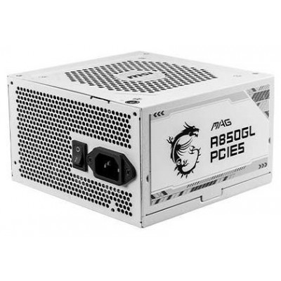 FUENTE ALIMENTACION MSI MAG A850GL PCIE5 BLANCO