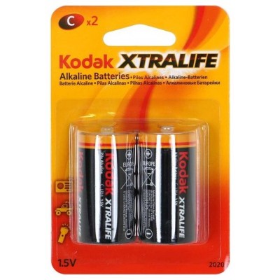 PILAS LR14 KODAK ALCALINA XTRALIFE C 2 UNIDADES