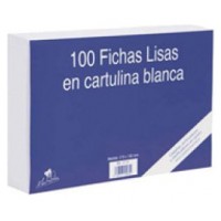 100 FICHAS DE CARTULINA LISA  (150X100 MM) N.º 3 MARIOLA 3113L (Espera 4 dias)