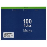 100 FICHAS DE CARTULINA RAYADA (200X120 MM) Nº. 4 MARIOLA 3114R (Espera 4 dias)