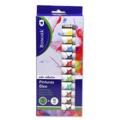 SET PINTURAS OLEO TUBOS 12 COLORES X 12 ML BISMARK 327026 (Espera 4 dias)