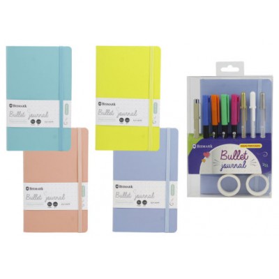 SET  LIBRETA BULLET SOFT +  ROTULADORES PINCEL Y BOLIGRAFOOS BISMARK INGRAF 330619 (Espera 4 dias)