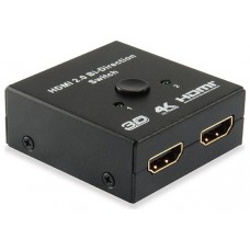 SWITCH SELECTOR HDMI BIDIRECIONAL EQUIP 2 ENTRADAS 1