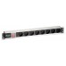 REGLETA ALIMENTACION ALUMINIO RACK 19" 1U 8 TOMAS
