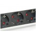 REGLETA EQUIP POP-UP PARA MESA 3 TOMAS + 2 PUERTOS USB
