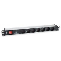 REGLETA ALIMENTACION RACK 19 1U 7 TOMAS