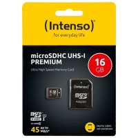 Intenso 3423470 Micro SD UHS-I Premium 16GB c/adap