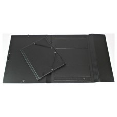 CARPETA FORMATO FOLIO GOMAS Y SOPALAS PVC NEGRA IBERPLAS 343CS00 (Espera 4 dias)